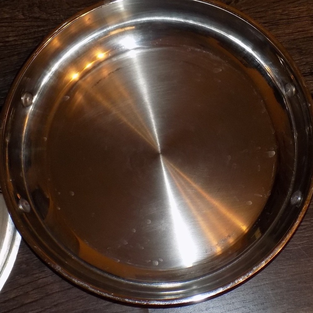 Wolfgang Puck Bistro Collection 12" Brazier Pan Silver 18-10 Stainless Steel - Picture 3 of 8